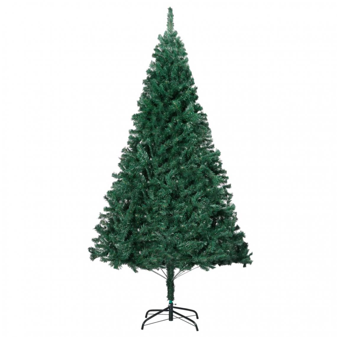 Icaverne - Icaverne - Décorations de Noël ensemble Arbre de Noël artificiel avec branches épaisses Vert 180 cm PVC - Décorations de Noël