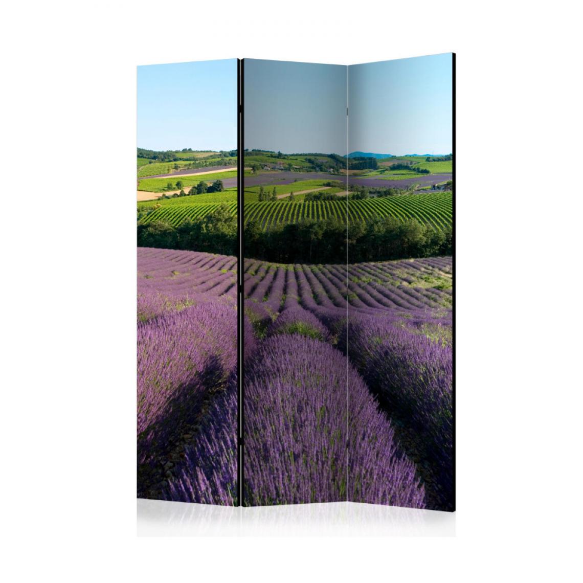 Artgeist - Paravent 3 volets - Lavender fields [Room Dividers] 135x172 - Paravents