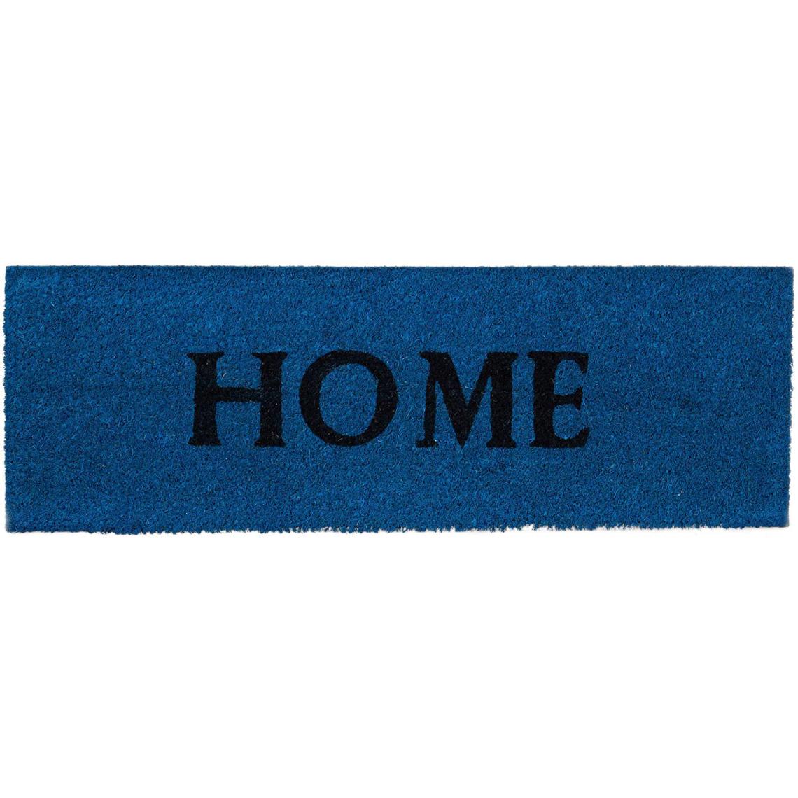 Helloshop26 - Paillasson tapis de sol porte d’entrée essuie-pieds fibres de coco home bleu 13_0001850_4 - Tapis