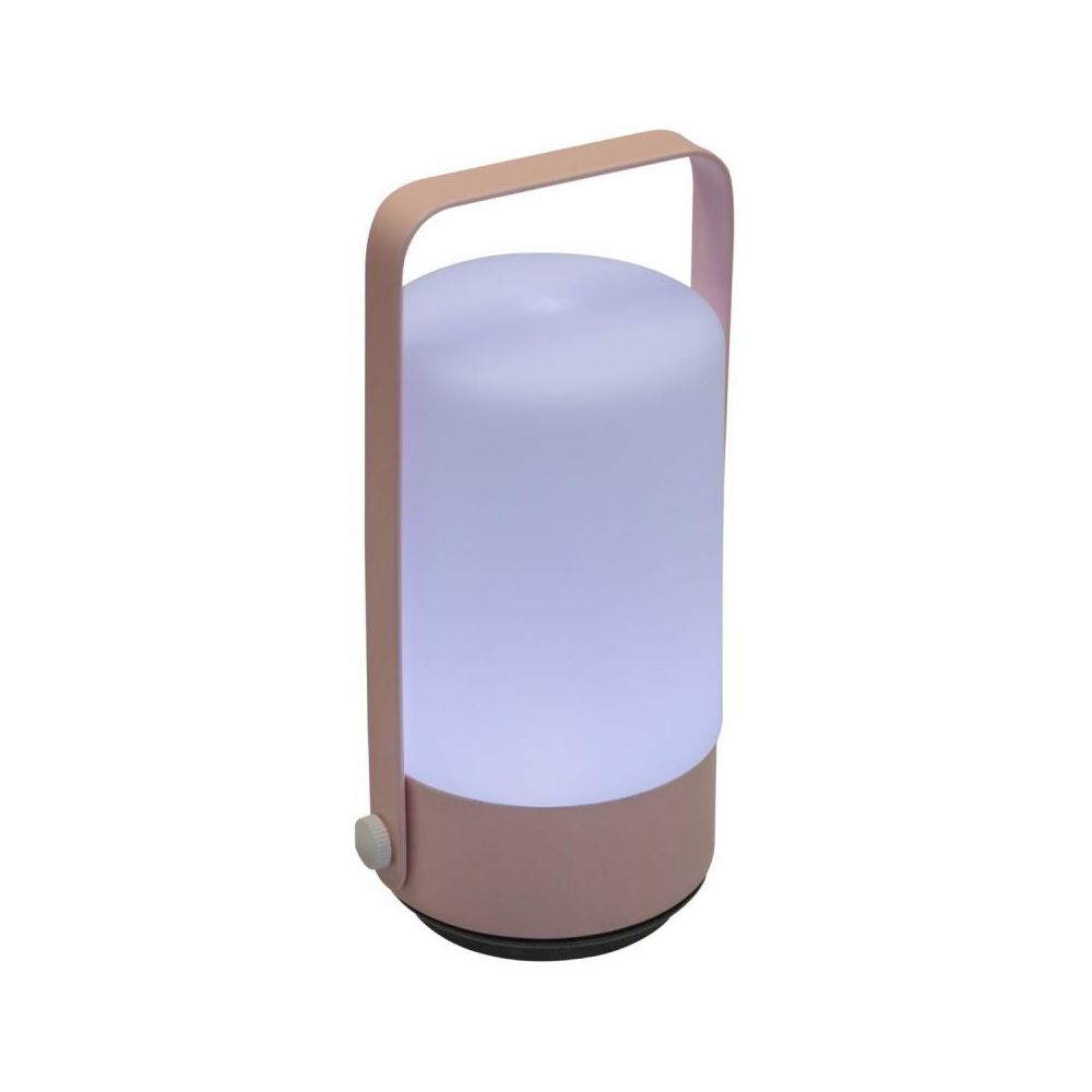marque generique - Lanterne à LED Design ""Push"" 19cm Rose - Objets déco