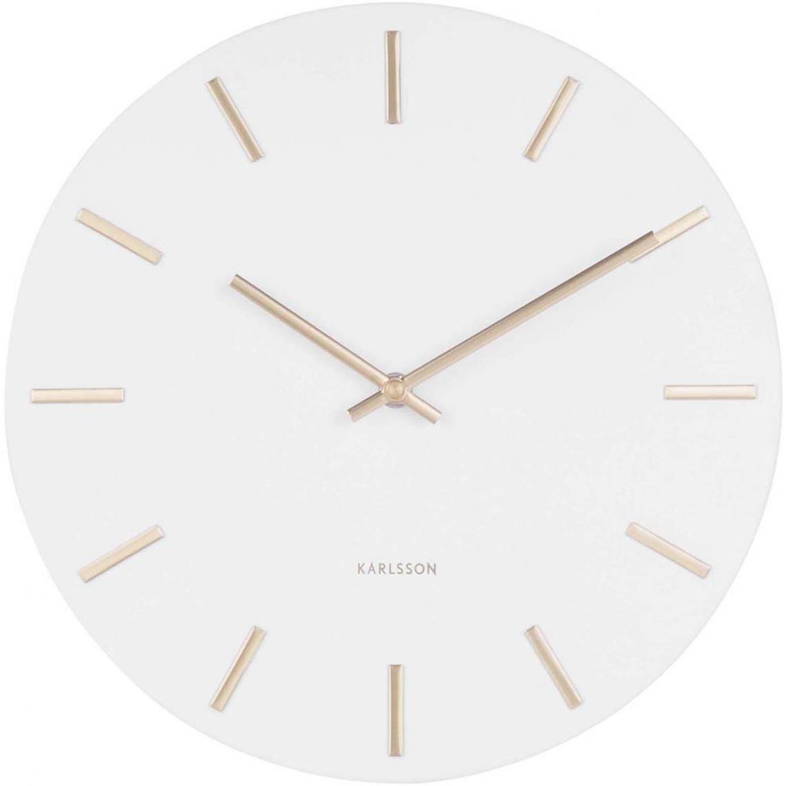 Karlsson - Horloge moderne métal Charm 30 cm - Horloges, pendules