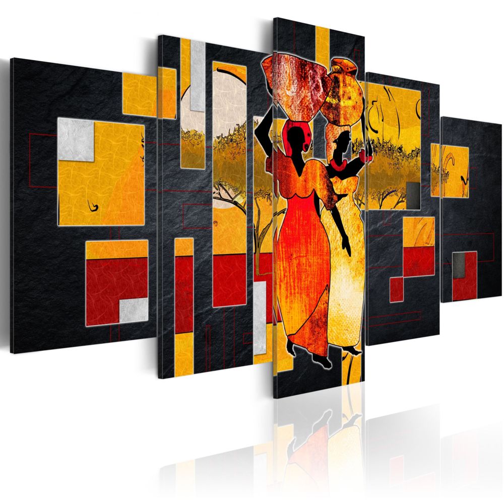 Bimago - Tableau - Desert Walk - Décoration, image, art | Tableau africain et ethnique | Personnages | - Tableaux, peintures