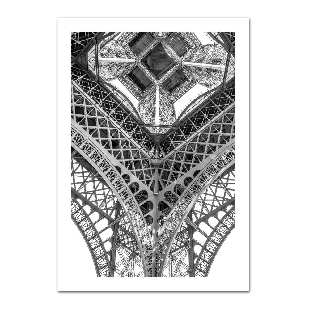 Adzif Biz - Poster Eiffel - Dimensions 30 x 40 cm - Papier Brillant - Affiches, posters