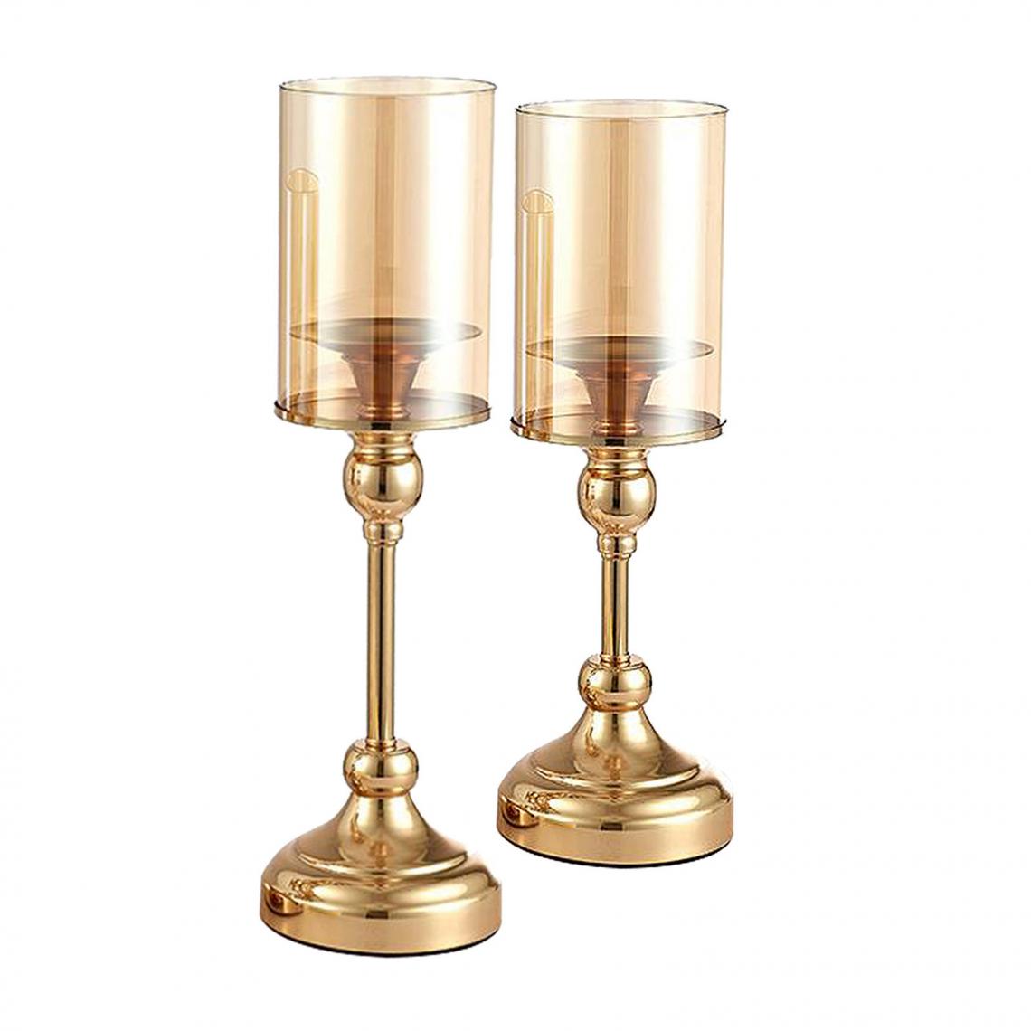 marque generique - Bougeoirs en verre pour centre de table - Bougeoirs, chandeliers