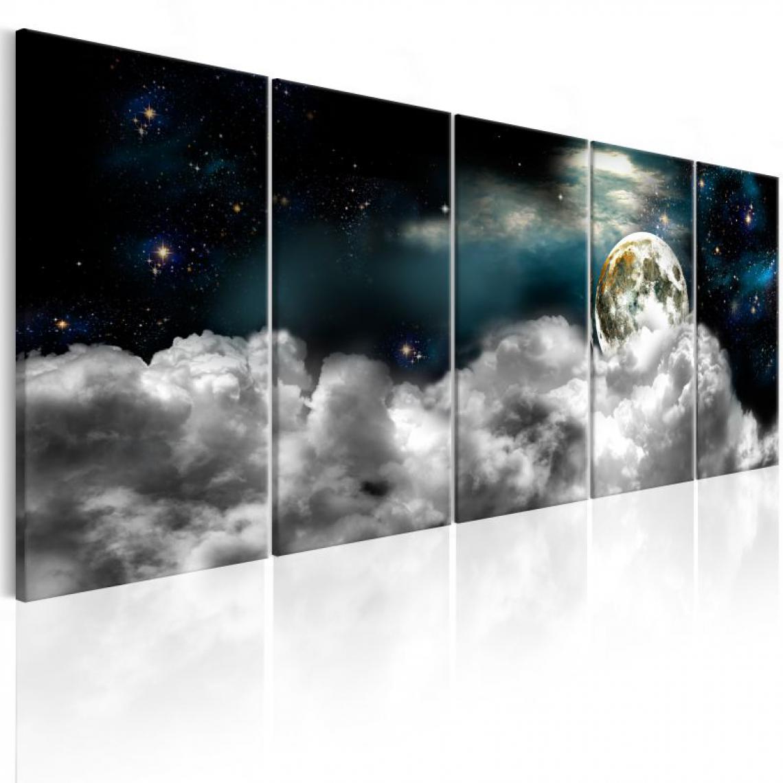 Artgeist - Tableau - Moon in the Clouds I .Taille : 225x90 - Tableaux, peintures