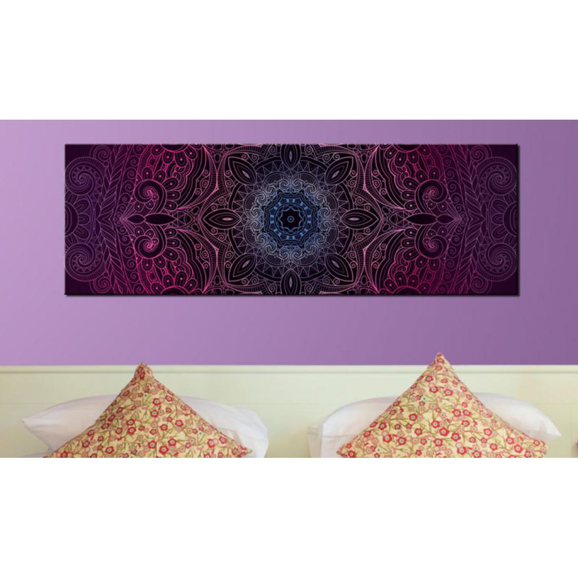 Artgeist - Tableau - Purple Mandala .Taille : 150x50 - Tableaux, peintures