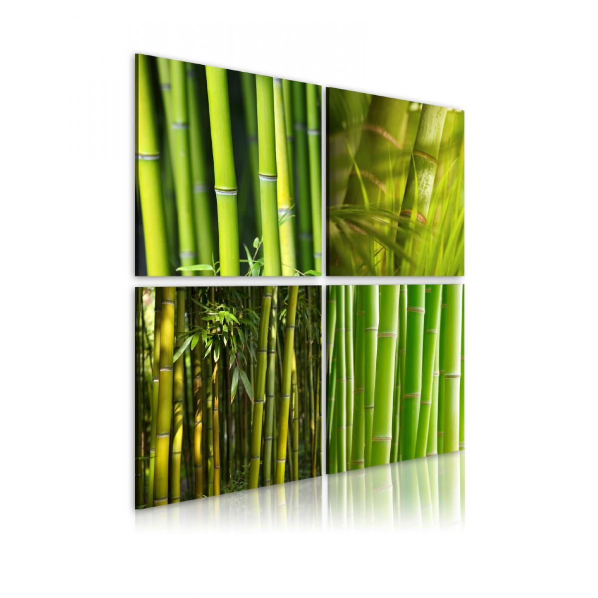 Artgeist - Tableau - Bambous 90x90 - Tableaux, peintures