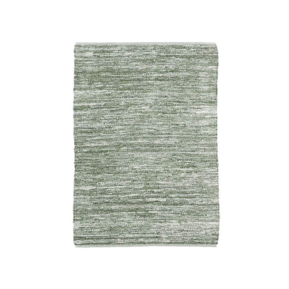 Mon Beau Tapis - SKIN - Tapis en cuir tressé vert clair 120x170 - Tapis