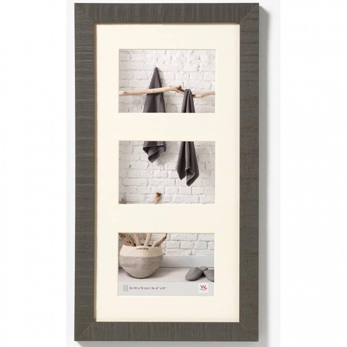 Walther - Walther Design Cadre photo Home 3x10x15 cm Gris - Cadres, pêle-mêle
