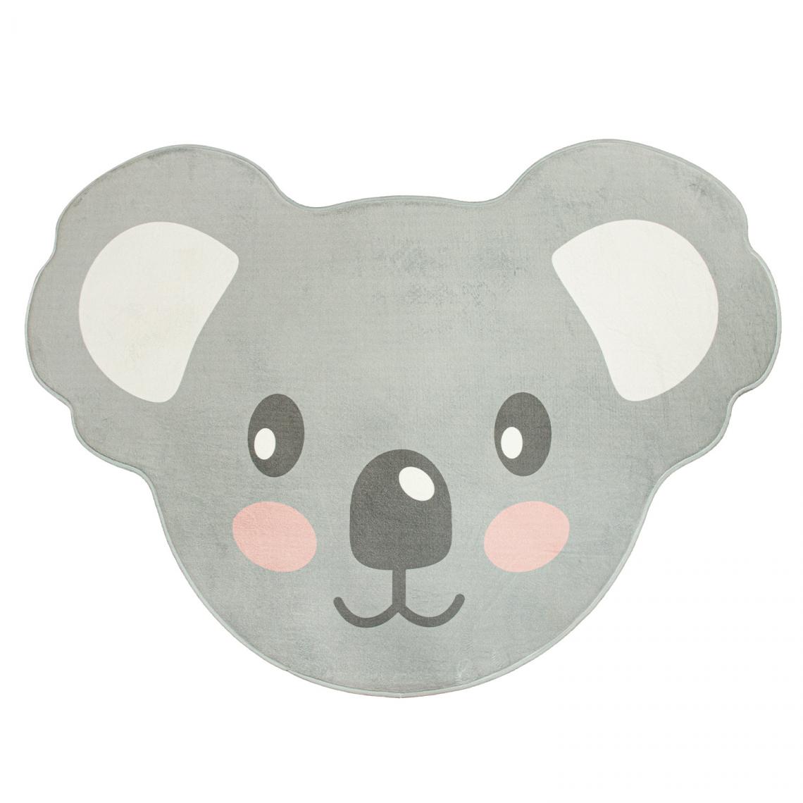 Paco-Home - Tapis Chambre Enfant Tapis De Jeux Tapis Bébé Motif Animal Koala Motif Gris - Tapis