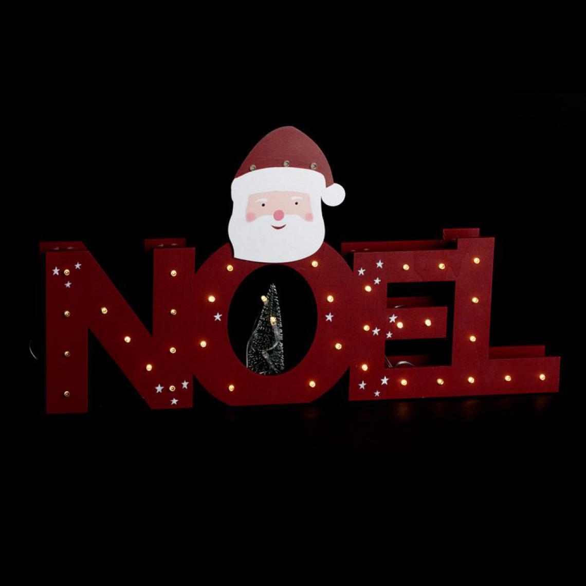 Pp No Name - Décoration Lumineuse Noël 53cm Rouge - Décorations de Noël