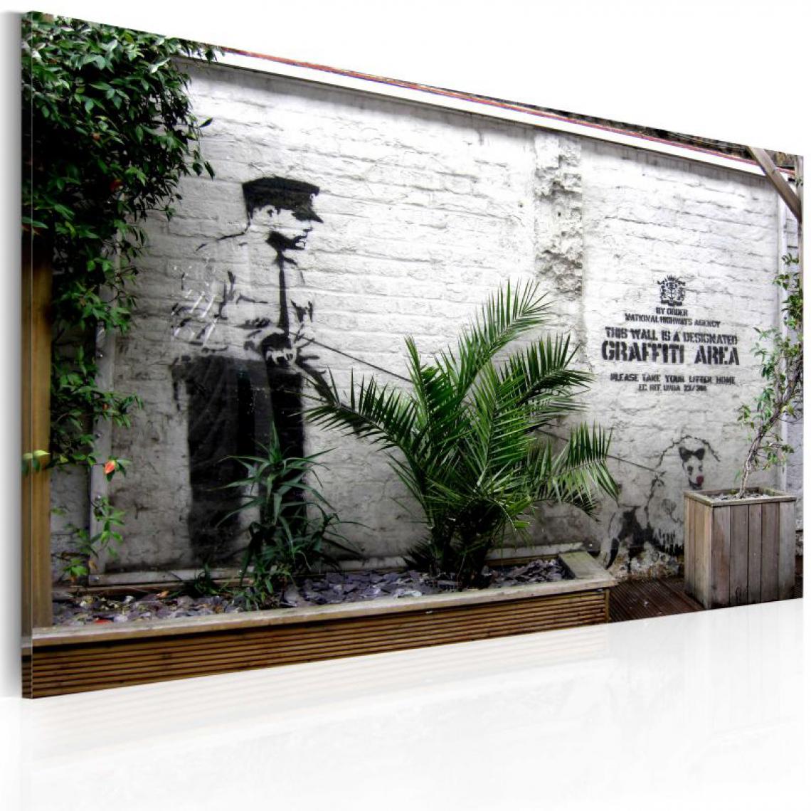 Artgeist - Tableau - Graffiti zone (Banksy) .Taille : 60x40 - Tableaux, peintures