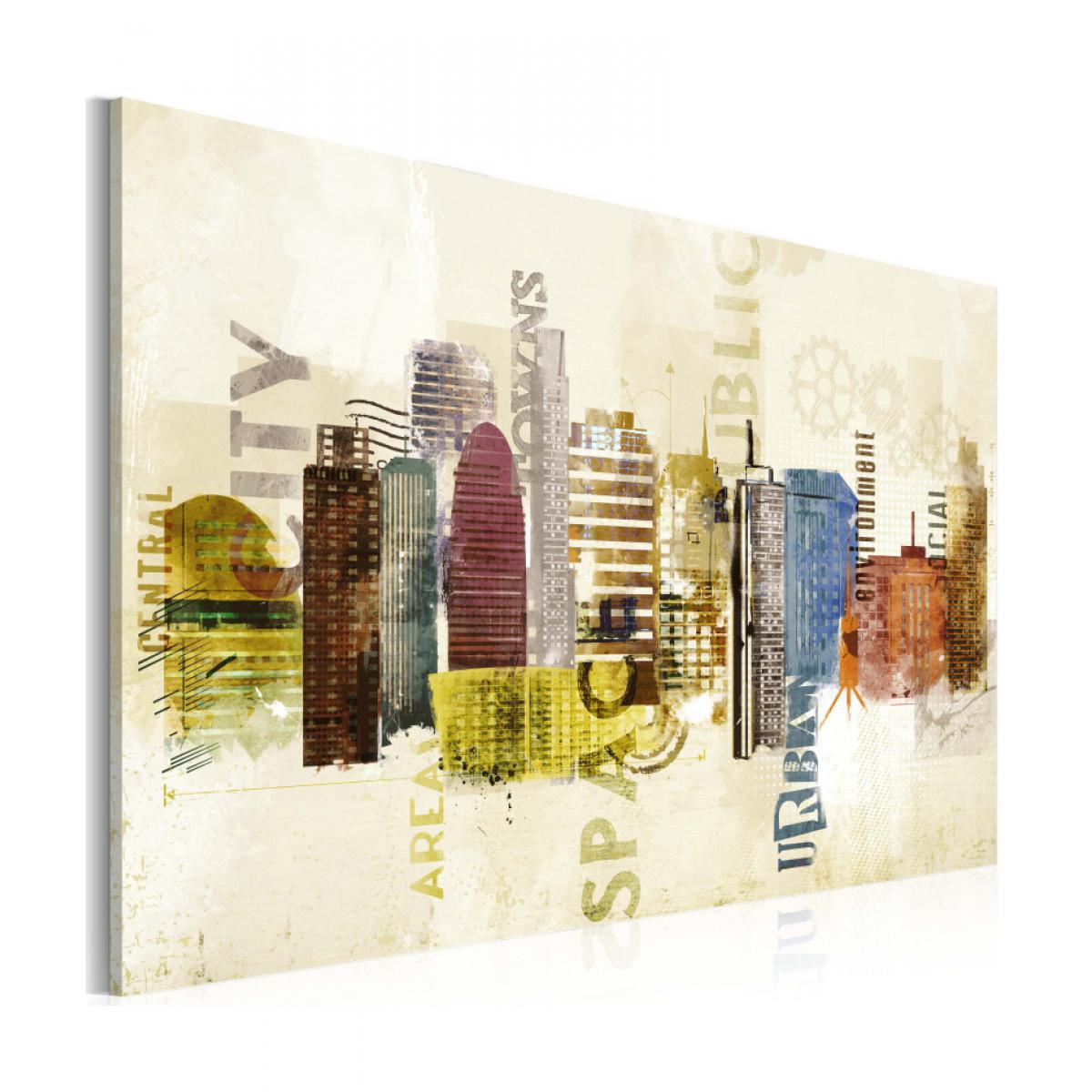 Artgeist - Tableau - Urban design 120x80 - Tableaux, peintures