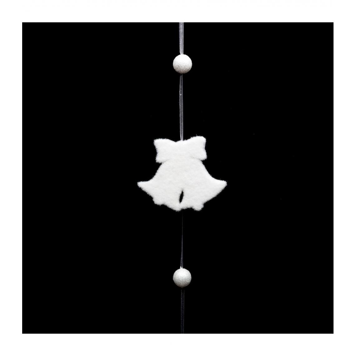 Feeric Lights And Christmas - Feeric Christmas - Guirlande de Noël 7 déco Blanc enneigé L 150 cm - Décorations de Noël