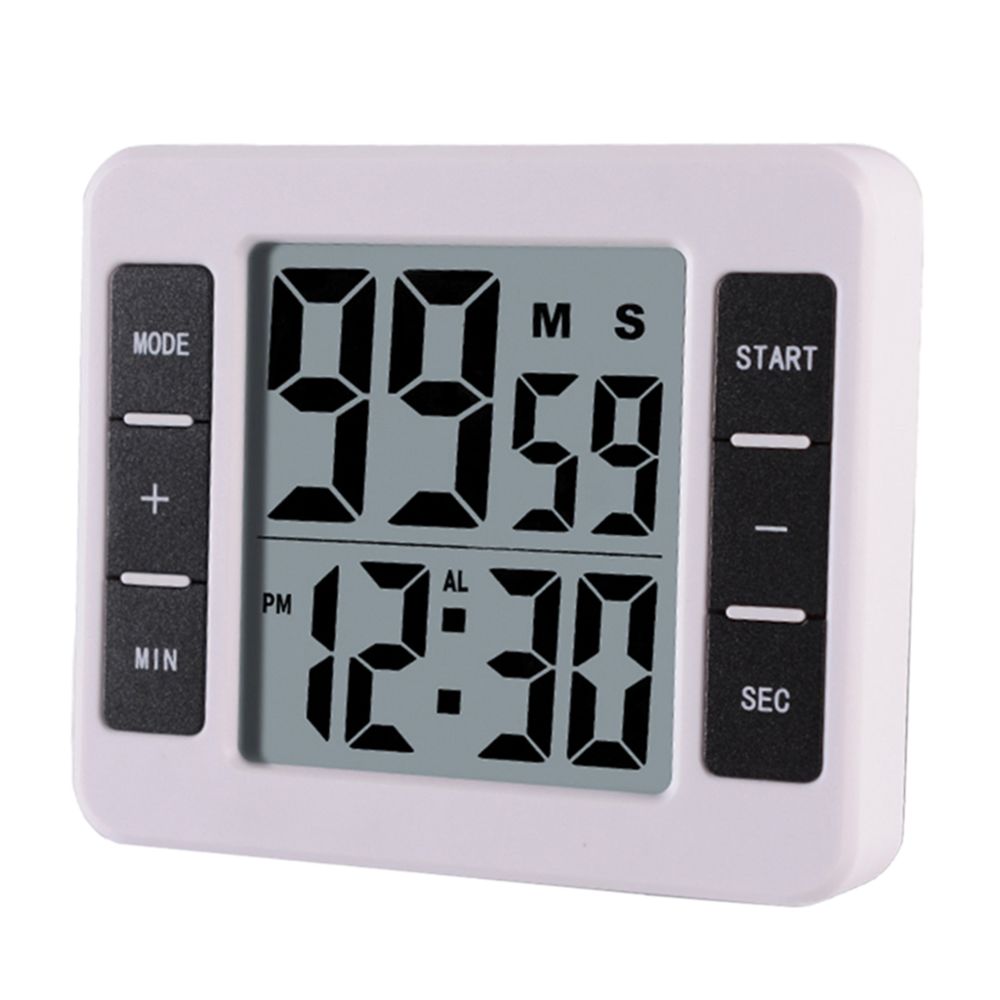 marque generique - LCD Digital Kitchen Cooking Timer With Alarm Clock Count Up Countdown Timer - Réveil