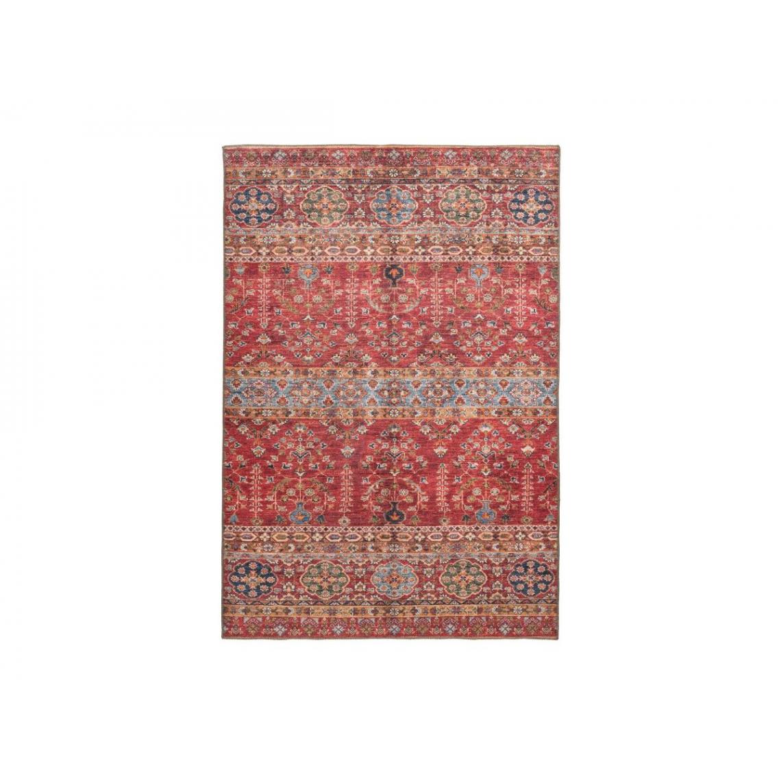 Bobochic - BOBOCHIC Tapis poil court rectangulaire ORATA motif vintage multicolor Multicolore 190x290 - Tapis