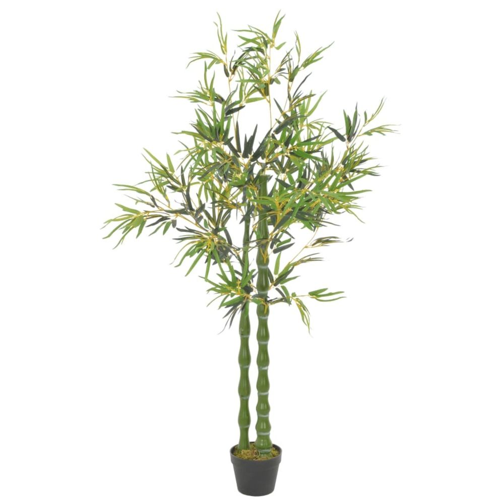 Vidaxl - vidaXL Plante artificielle avec pot Bambou Vert 160 cm - Plantes et fleurs artificielles