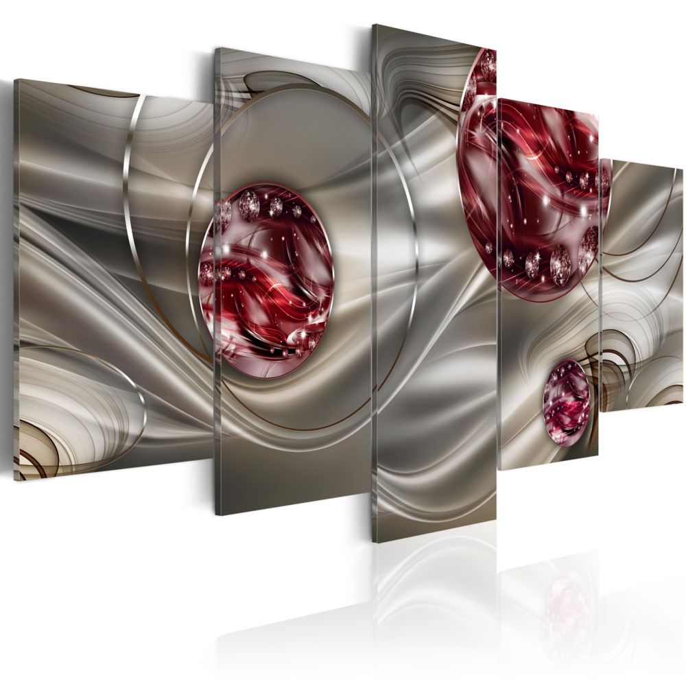 Bimago - Tableau - Crimson Galaxy - Décoration, image, art | Abstraction | Modernes | - Tableaux, peintures