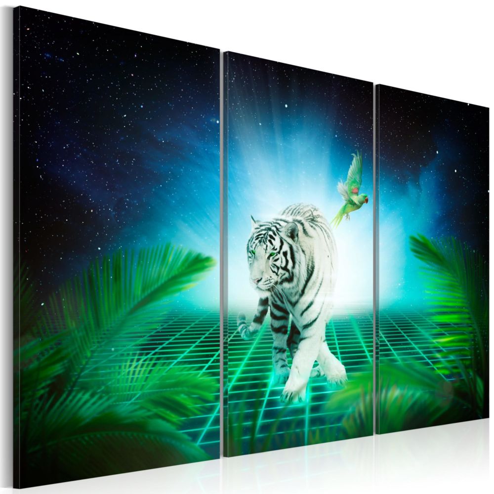 Artgeist - Tableau - Ice tiger 60x40 - Tableaux, peintures