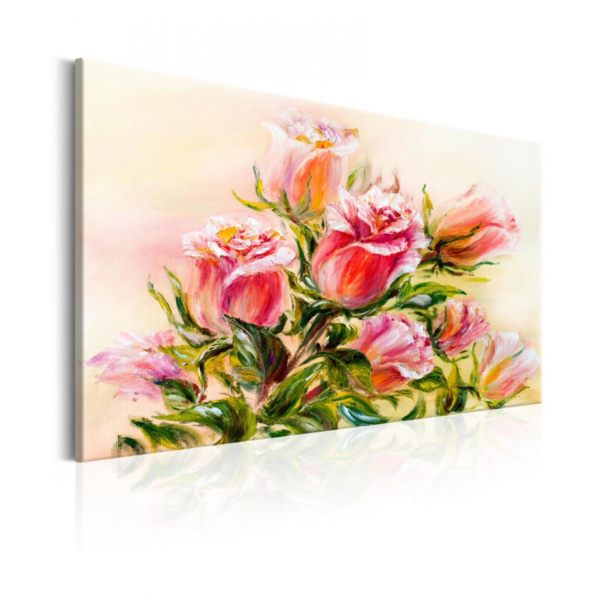 Artgeist - Tableau - Wonderful Roses 90x60 - Tableaux, peintures