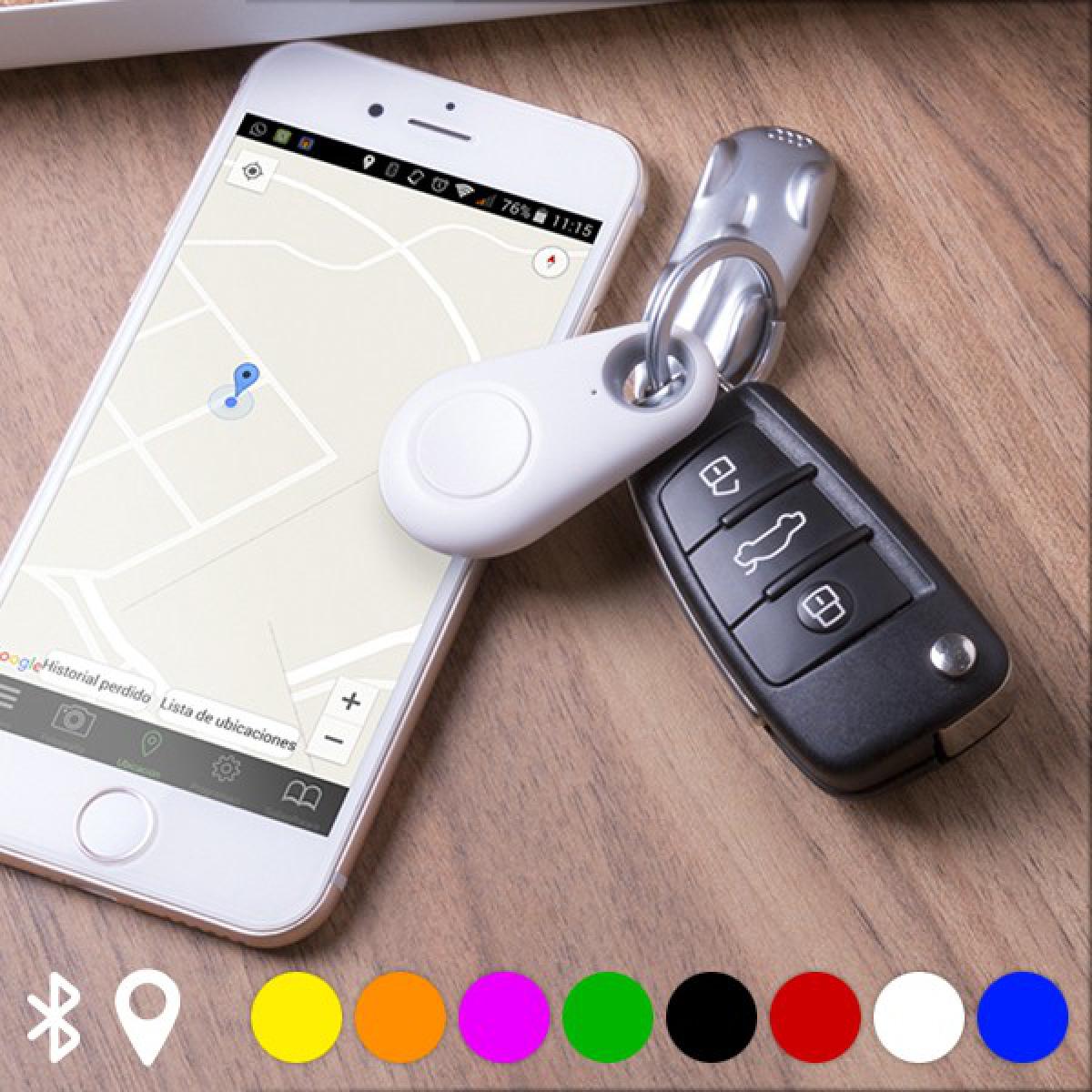 Totalcadeau - Localisateur GPS à connectivité Bluetooth - Télécommande pour photo smartphone Traceur Intelligent d’object anti-perte clef Pas cher - Objets déco