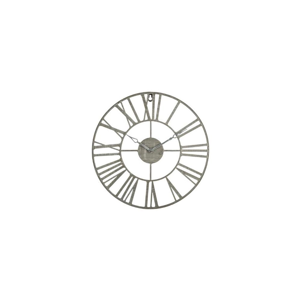 marque generique - Pendule vintage - D 36.5 cm - Gris - Horloges, pendules