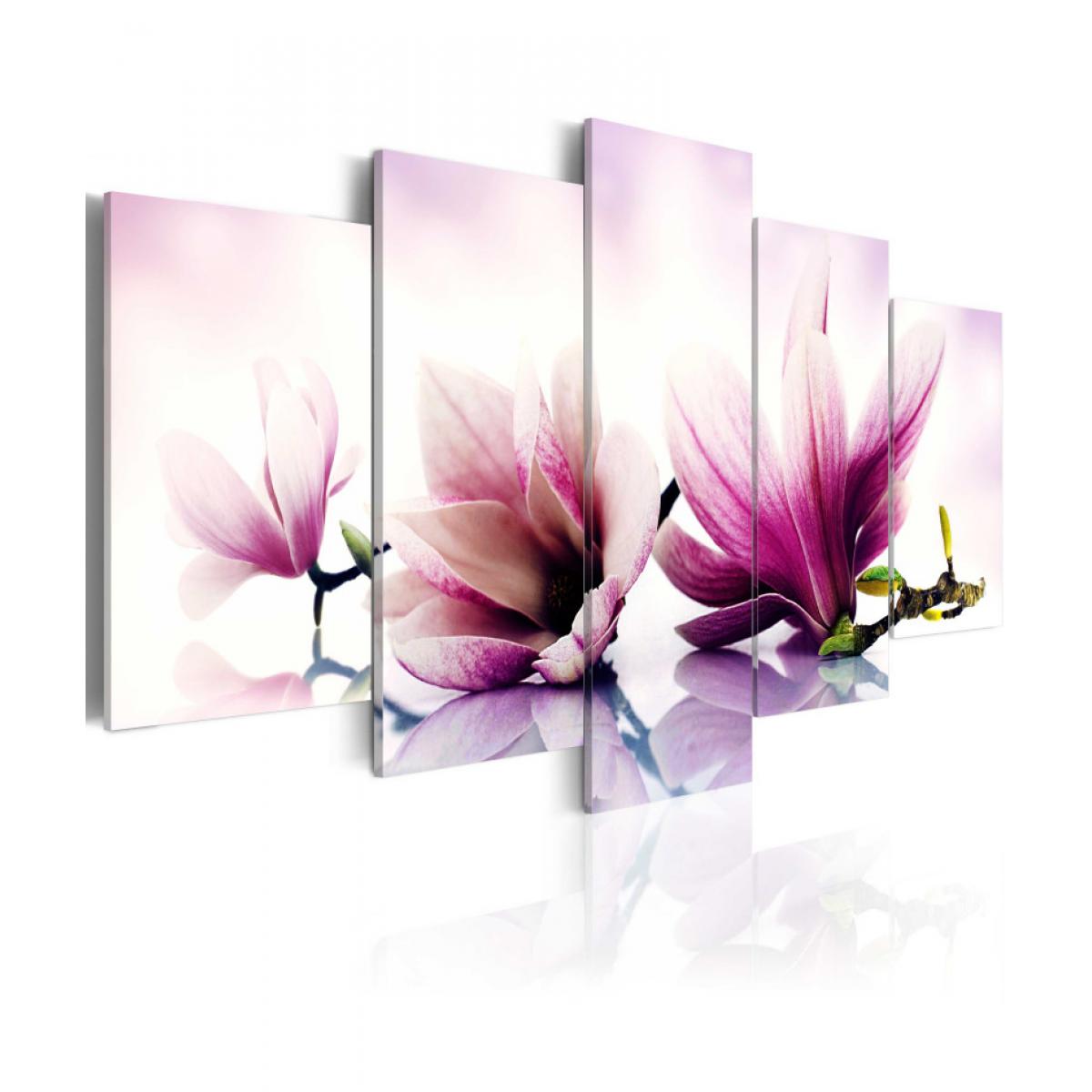 Artgeist - Tableau - Fleurs roses- magnolias 100x50 - Tableaux, peintures