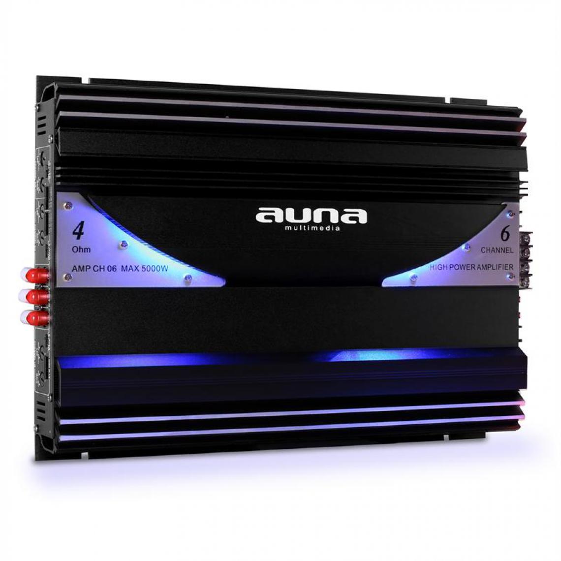 Auna - Auna ampli auto car 6 5 4 canaux bridgeable sono 570W RMS 5000W Auna - Ampli