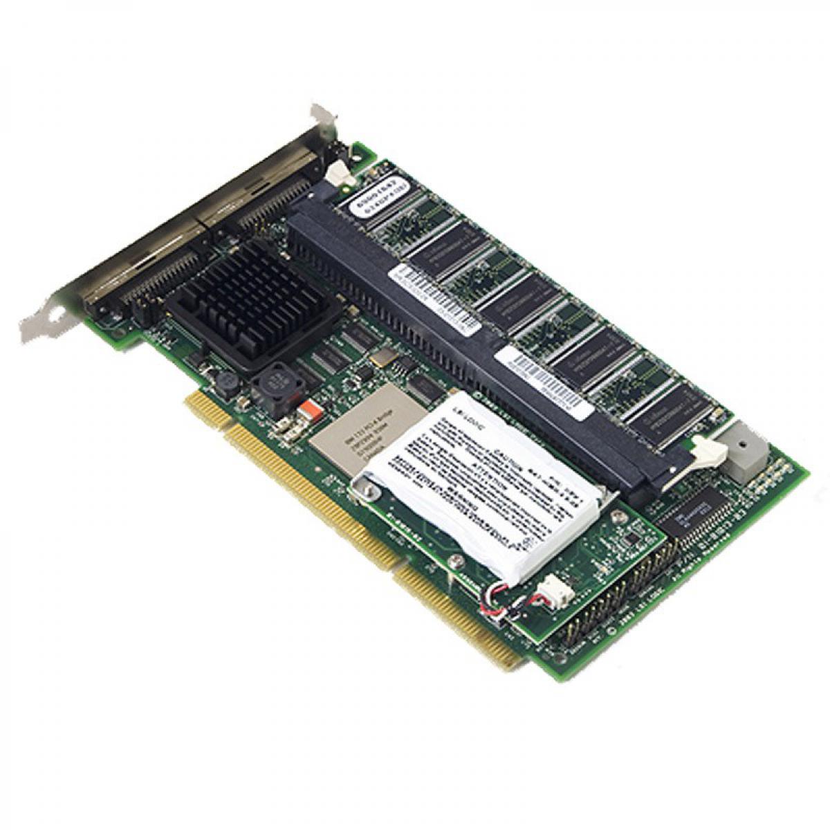 Lsi Logic - Carte PCI-X SCSI Ultra320 LSI Logic 320-2X 128Mb MegaRAID Controller 133Mhz - Carte réseau