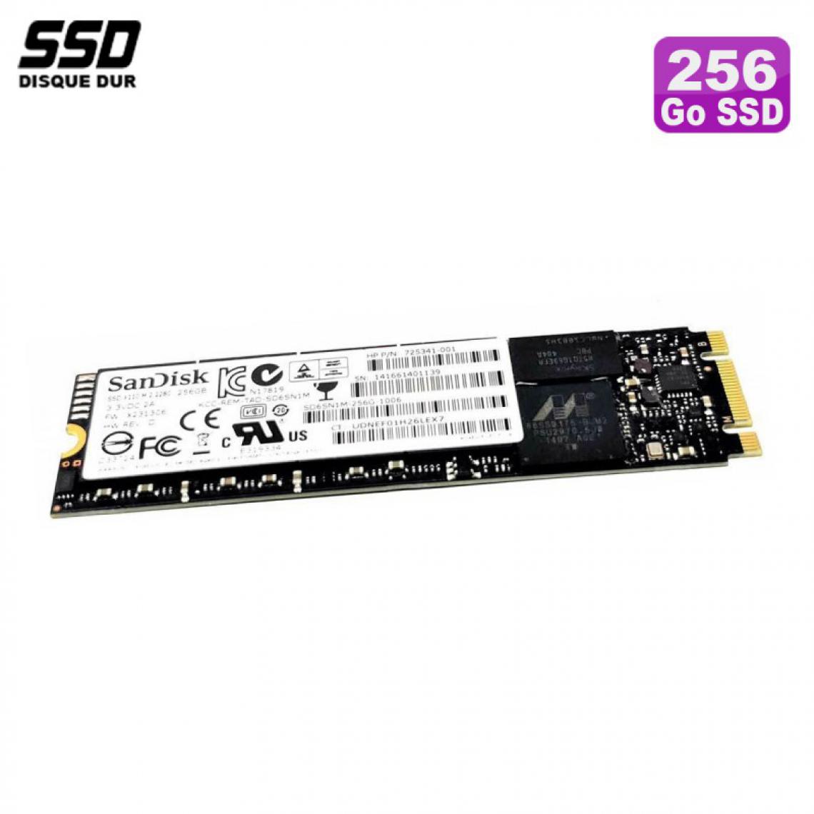 Sandisk - SSD 256Go SanDisk X600 M.2 2280 SD9SN8W-256G-1012 Dell 0FP0FC FP0FC - Disque Dur interne