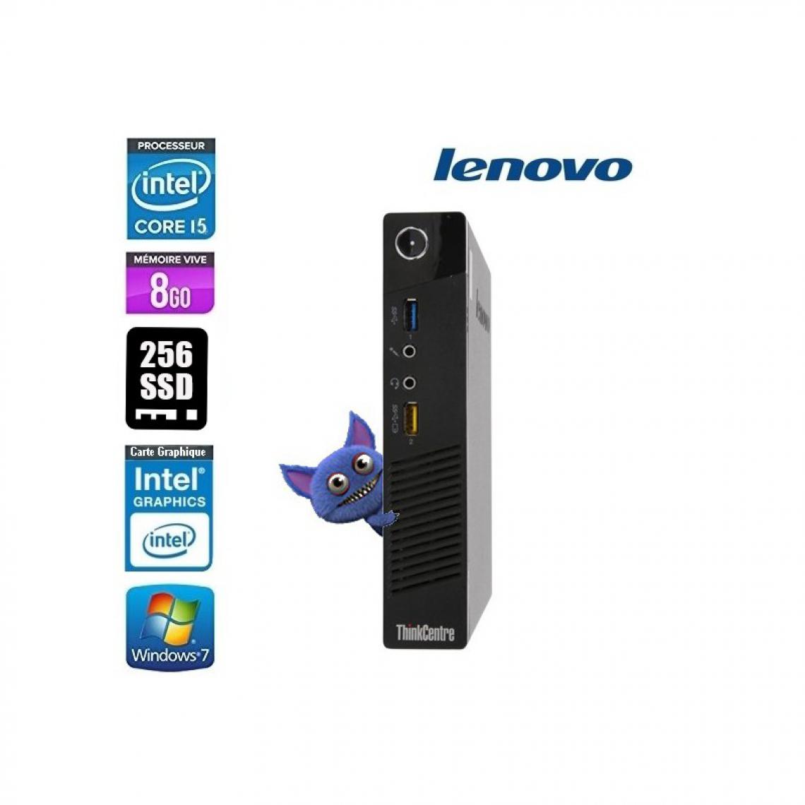 Lenovo - LENOVO THINKCENTRE TINY M73 CORE I5 4570T 2.9Ghz - PC Fixe