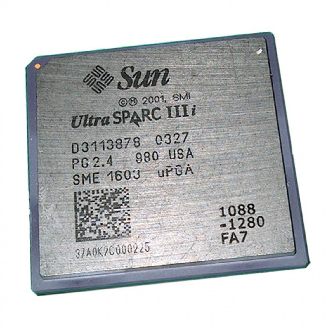 Sun Microsystems - Processeur CPU Sun UltraSparc IIIi 1064Mhz 1Mo Socket PGA959 SME 1603 uPGA -1064 - Processeur INTEL
