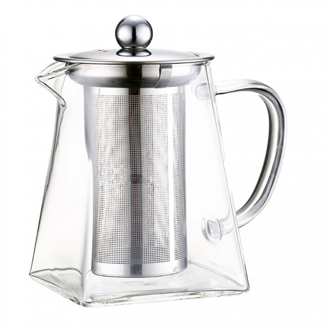 marque generique - Pot à thé en verre avec infuseur amovible, 260/450 / 650ml pour thé en vrac 260ml - Théière électrique