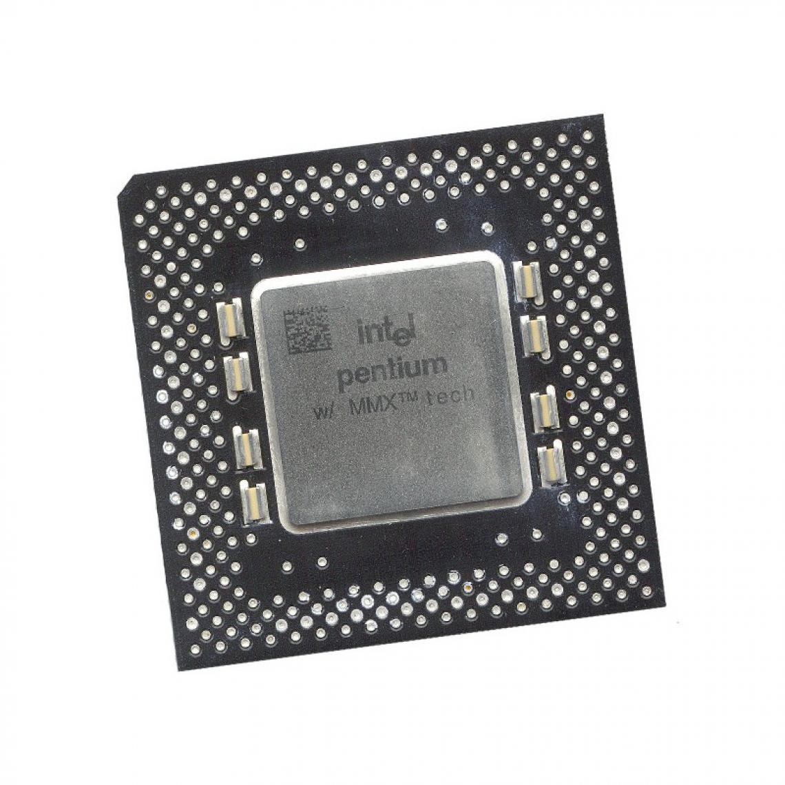 Intel - Processeur CPU Intel Pentium MMX SL27J 200Mhz FSB 66Mhz Socket 7 PPGA Mono Core - Processeur INTEL