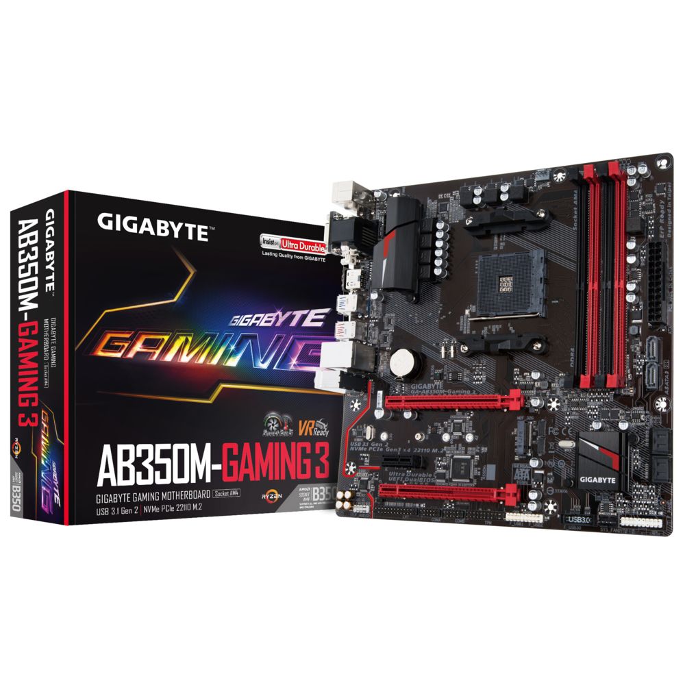 Gigabyte - AMD B350 GAMING - ATX - Carte mère AMD