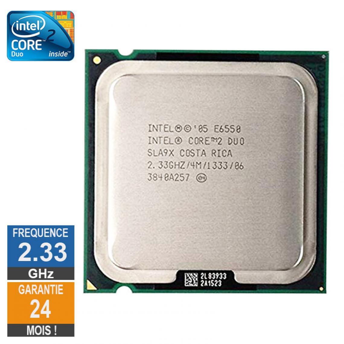 Intel - Processeur Intel Core 2 Duo E6550 2.33GHz SLA9X PLGA775 4Mo - Processeur INTEL