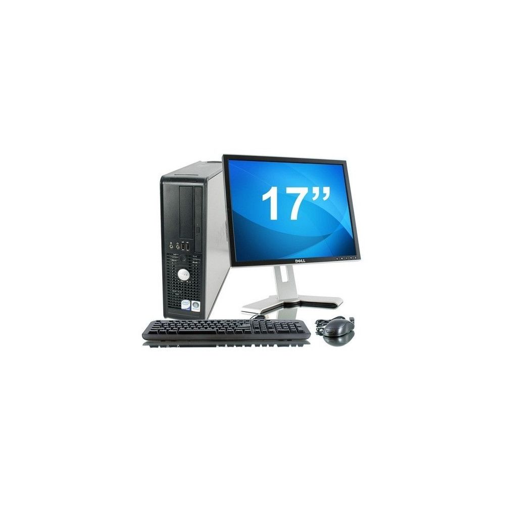 Dell - Lot PC DELL Optiplex 780 SFF Core 2 Duo E7500 2.93Ghz 2Go 2To W7 pro + Ecran 17"""" - PC Fixe