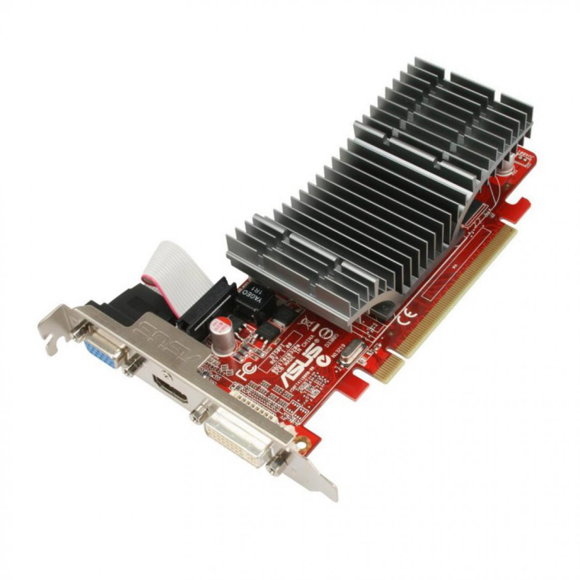 Asus - Carte ASUS Radeon HD4350 B750PI EAH4350 SILENT/DI/512MD2(LP) HDMI VGA DVI-I DDR2 - Carte Graphique NVIDIA