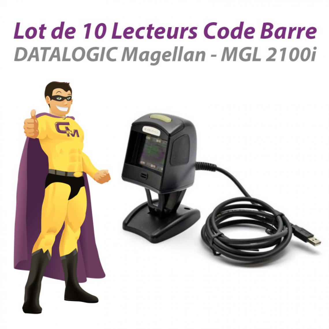 Datalogic - Lot x10 Lecteurs Code Barre USB DATALOGIC Magellan MGL 2100i MGL 1100i TPV - Scanner