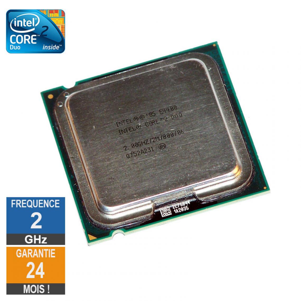 Intel - Processeur Intel Core 2 Duo E4400 2GHz SLA3F LGA775 2Mo - Processeur INTEL