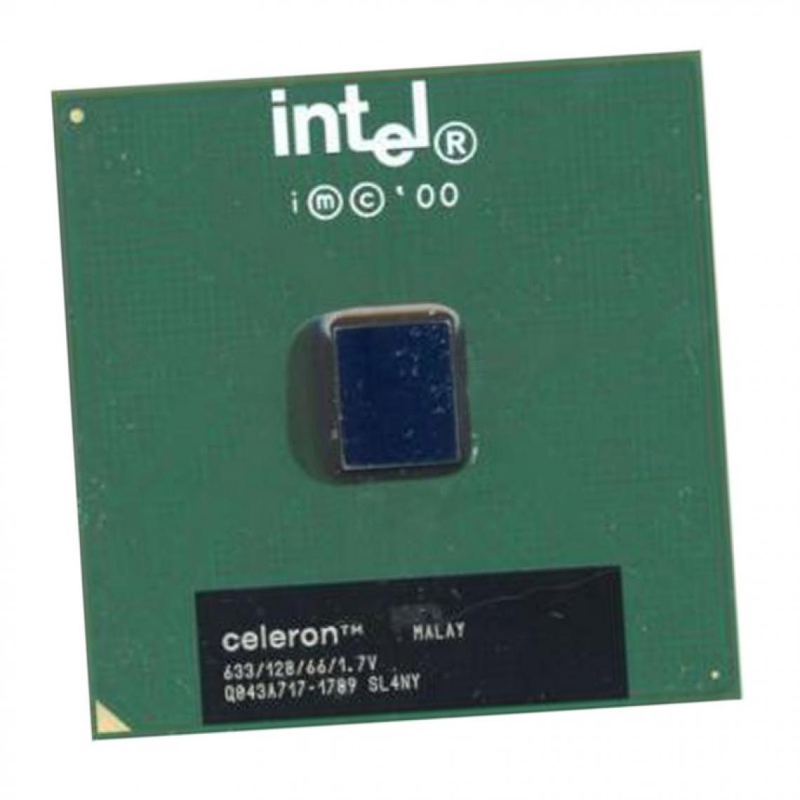 Intel - Processeur CPU Intel Celeron 633Mhz SL4NY Socket 370 FC-PGA Coppermine-128Ko - Processeur INTEL