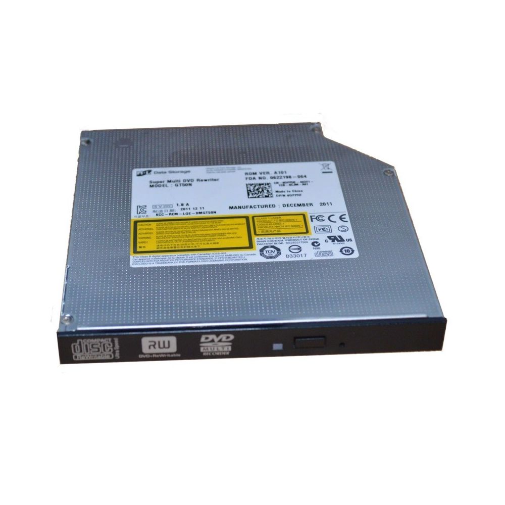 LG - GRAVEUR SLIM Lecteur DVD±RW SATA Dell Hitachi LG GT50N 0DPPHF Super-Multi Noir - Graveur DVD/Lecteur Blu-ray