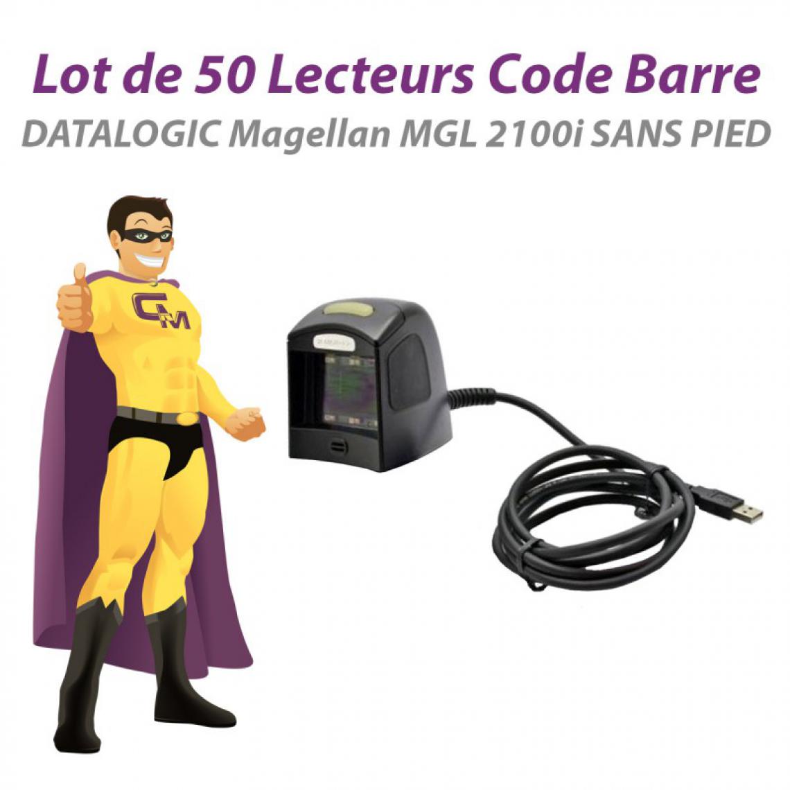 Datalogic - Lot x50 Lecteurs Code Barre USB DATALOGIC Magellan MGL 2100i 1100i TPV SANS PIED - Scanner
