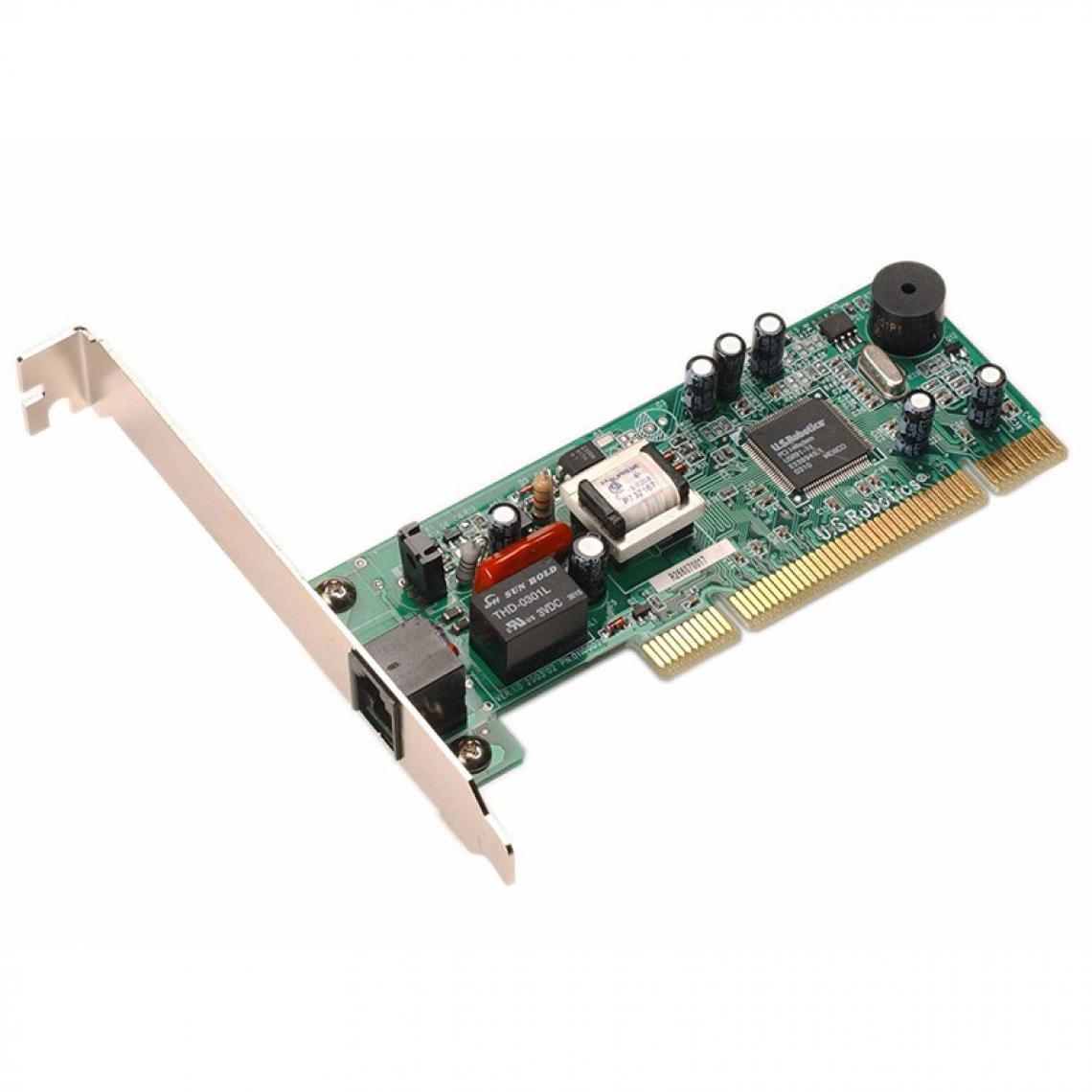 Us Robotics - Carte Modem 56K USRobotics USR805671 M68P160237 DATA FAX PCI Equerre Longue - Modem / Routeur / Points d'accès