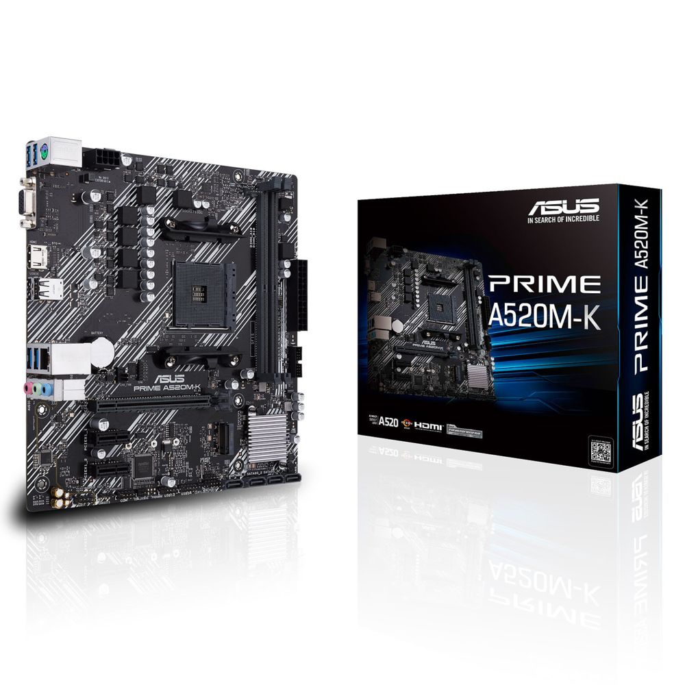 Asus - PRIME A520M-K - Carte mère AMD