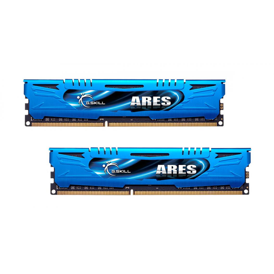 G.Skill - Ares Low Profile 8 Go DDR3 2400 MHz - Bleu - RAM PC Fixe