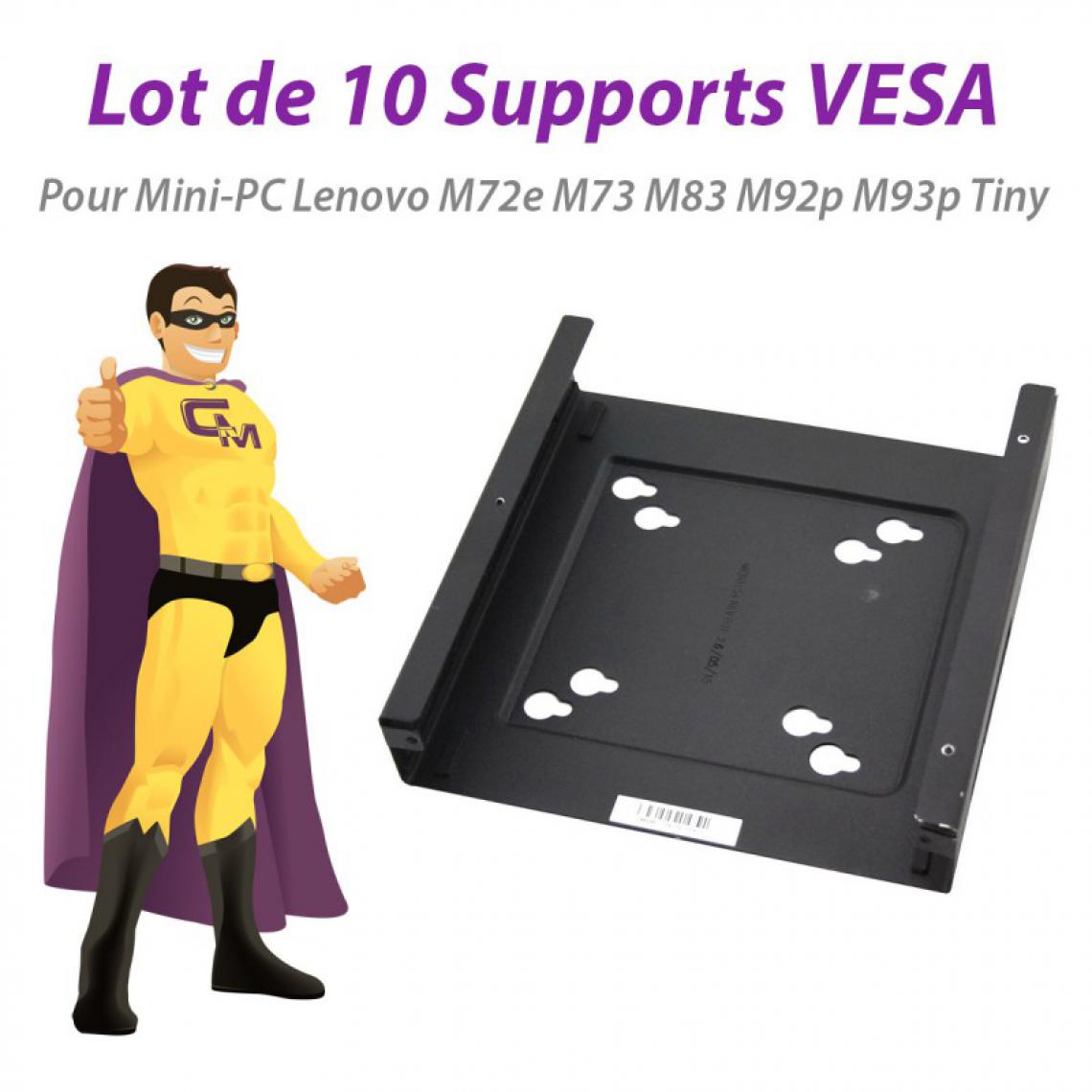 Lenovo - Lot x10 Supports VESA Lenovo 0B52095 03T9717 Tiny M72e M73 M83 M92p M93p Ecran - Moniteur PC