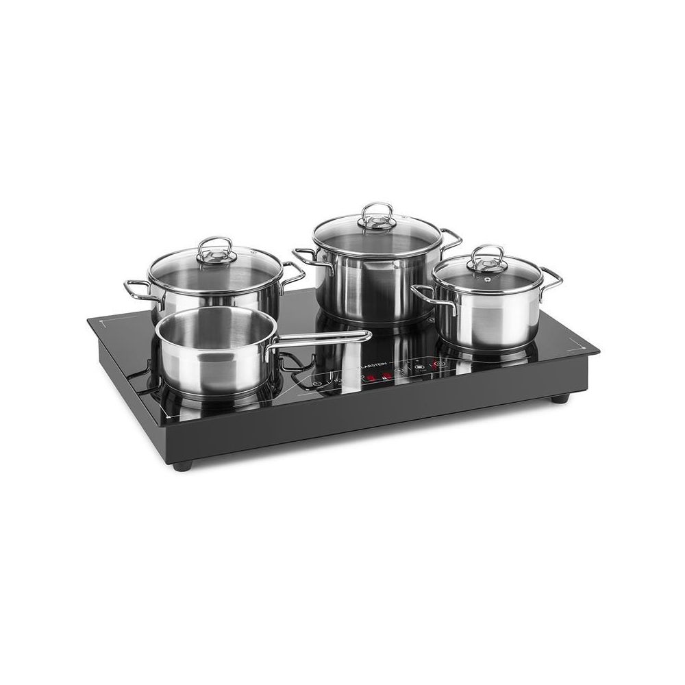Klarstein - Klarstein Deejay Plaque à induction sans zone vitrocéramique tactile 3500W -noir Klarstein - Table de cuisson