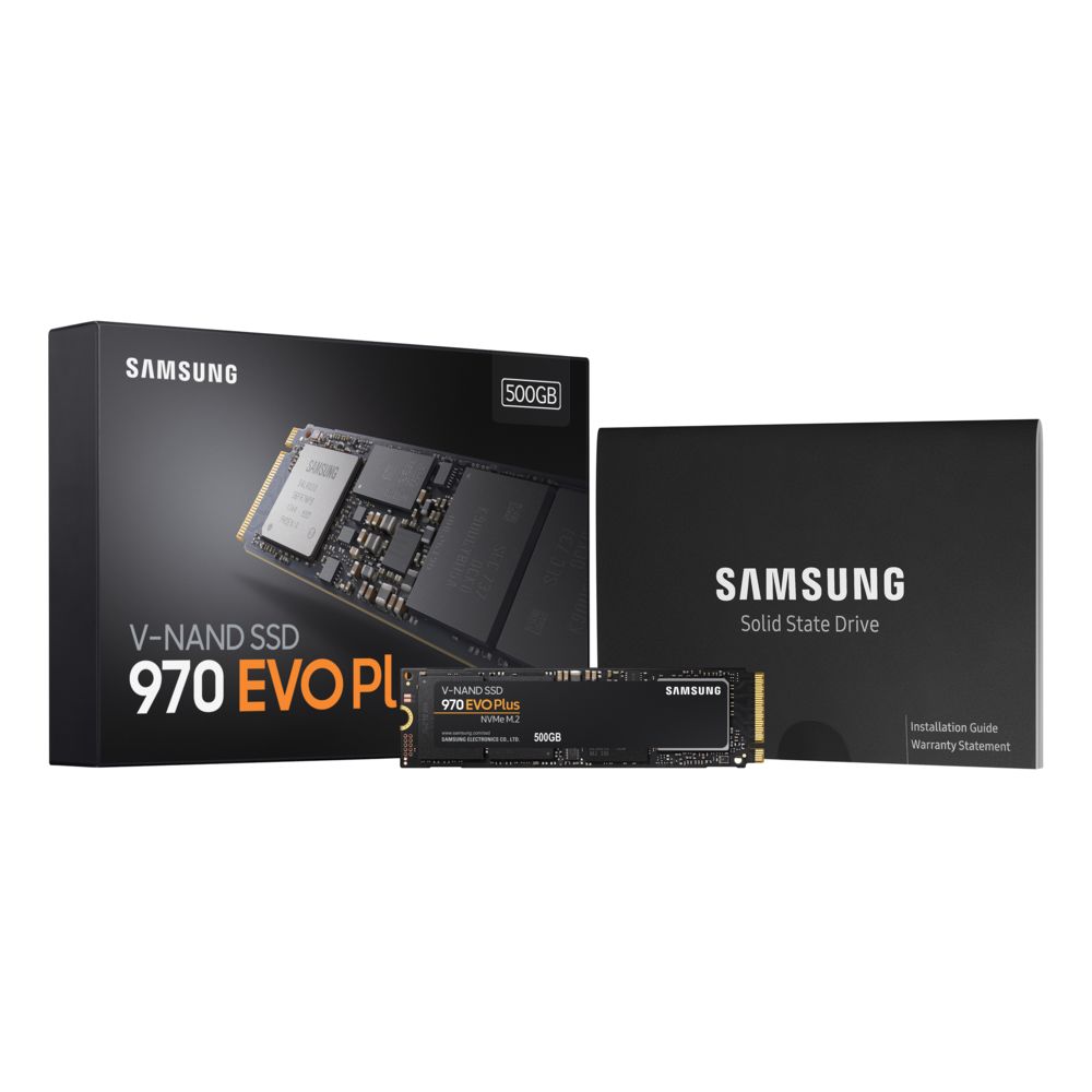 Samsung - 970 EVO PLUS 500 Go M.2 NVMe PCIe 3 x4 - SSD Interne