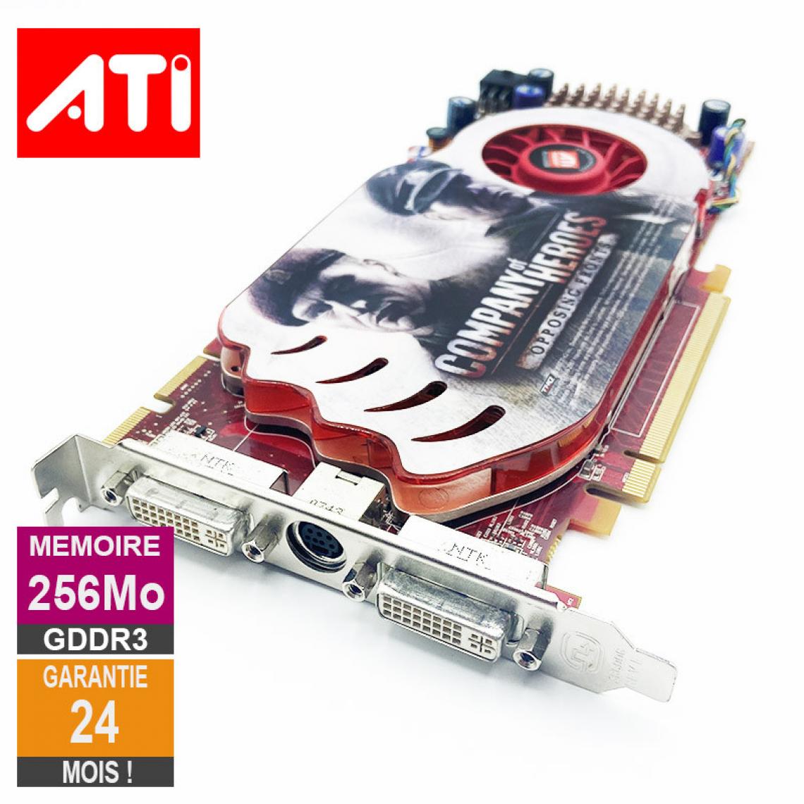 Ati - Carte graphique ATI Radeon HD 3850 256Mo DVI S-Video ATI-102-B34003B - Carte Graphique NVIDIA